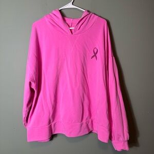 Lane Bryant LIVI Women’s‎ French Terry Graphic Hoodie 22/24 Hot Pink